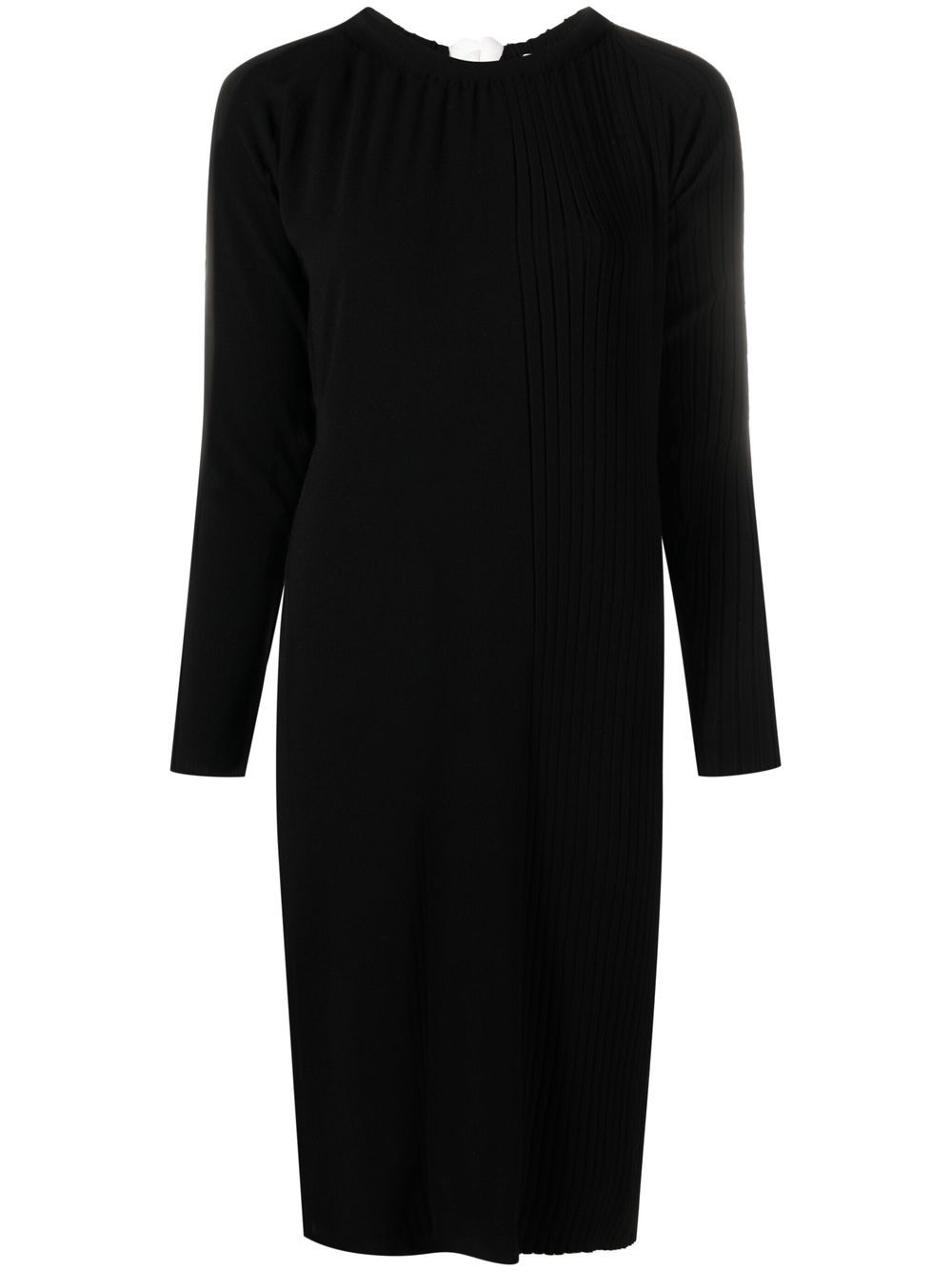 Round-neck dress - Black
