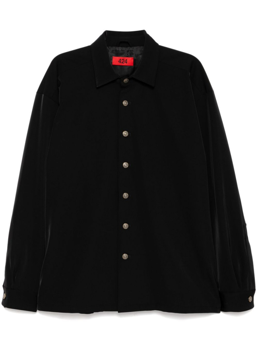 Logo-patched jacket - Black