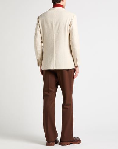 Man Blazer Ivory Size 38 Wool, Cashmere