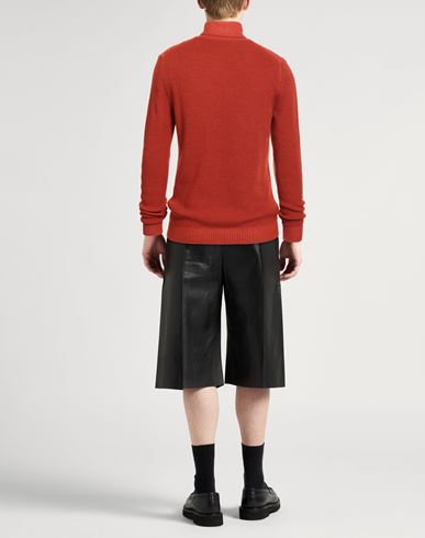 Man Turtleneck Rust Size 42 Wool