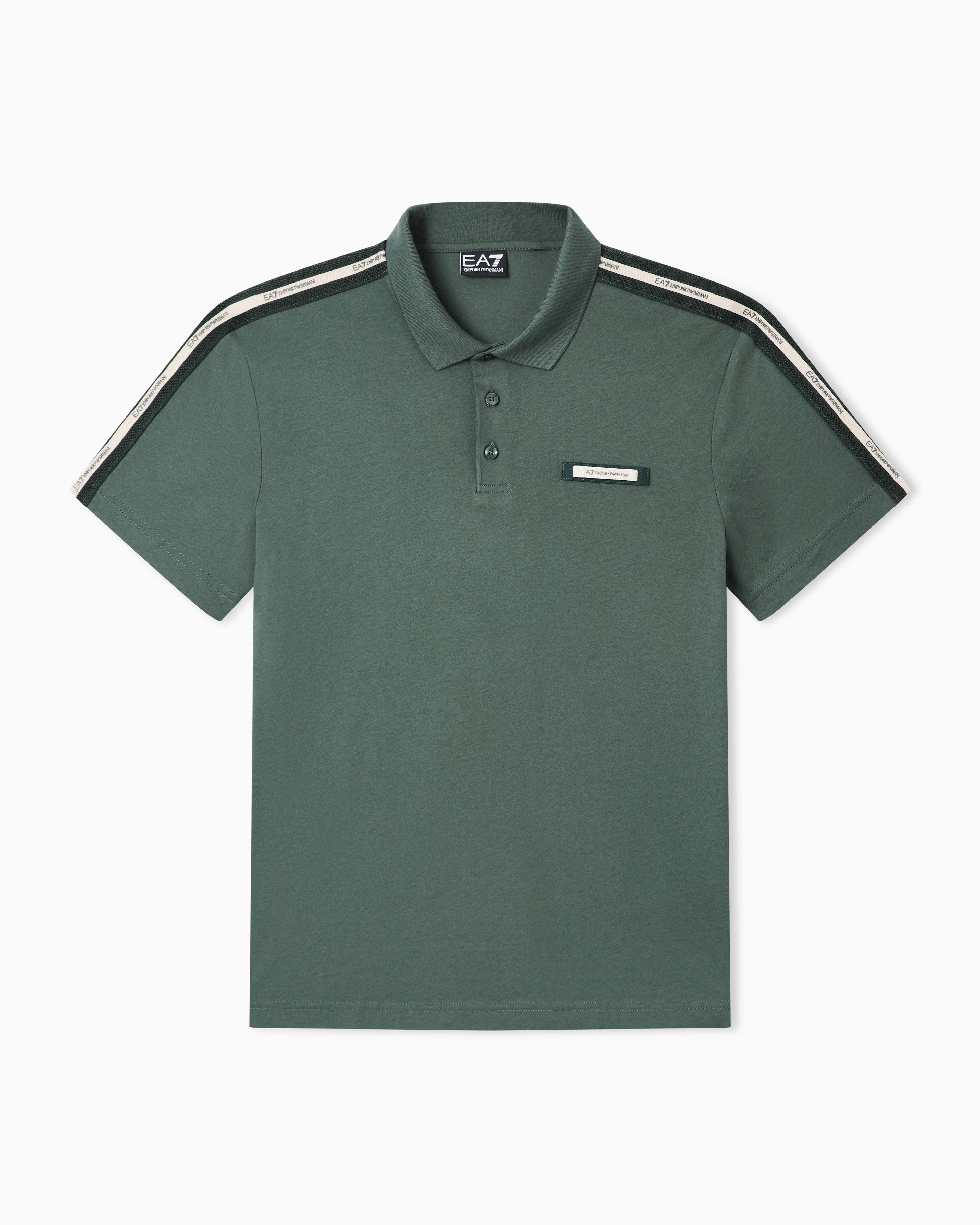 Logo Series cotton-jersey polo shirt