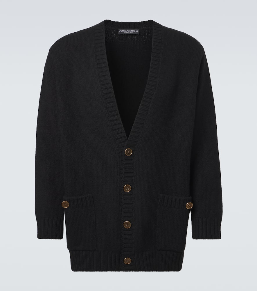 DG wool-blend cardigan