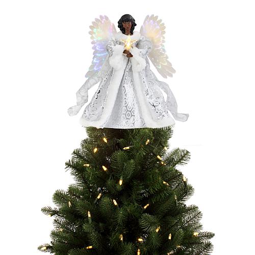 "12"" Fiber Optic Angel Tree Topper