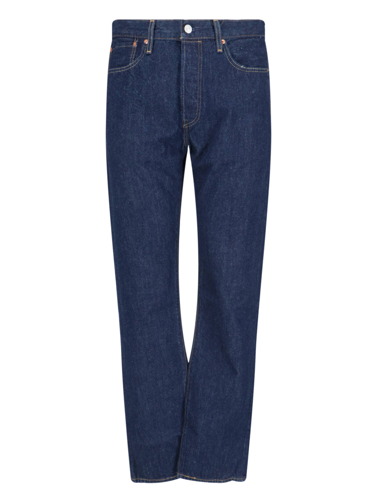 Men's Classic Straight-Leg Jeans in 100% Cotton