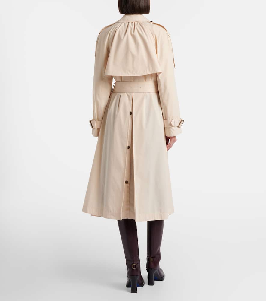Belted trench coat