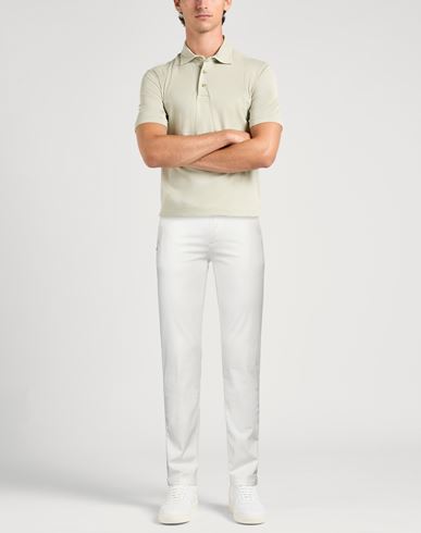 Re_hash Man Pants White Size 29 Cotton, Lyocell, Elastane