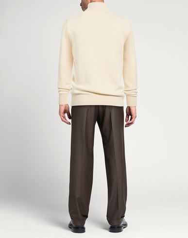 Man Turtleneck Cream Size 38 Cashmere