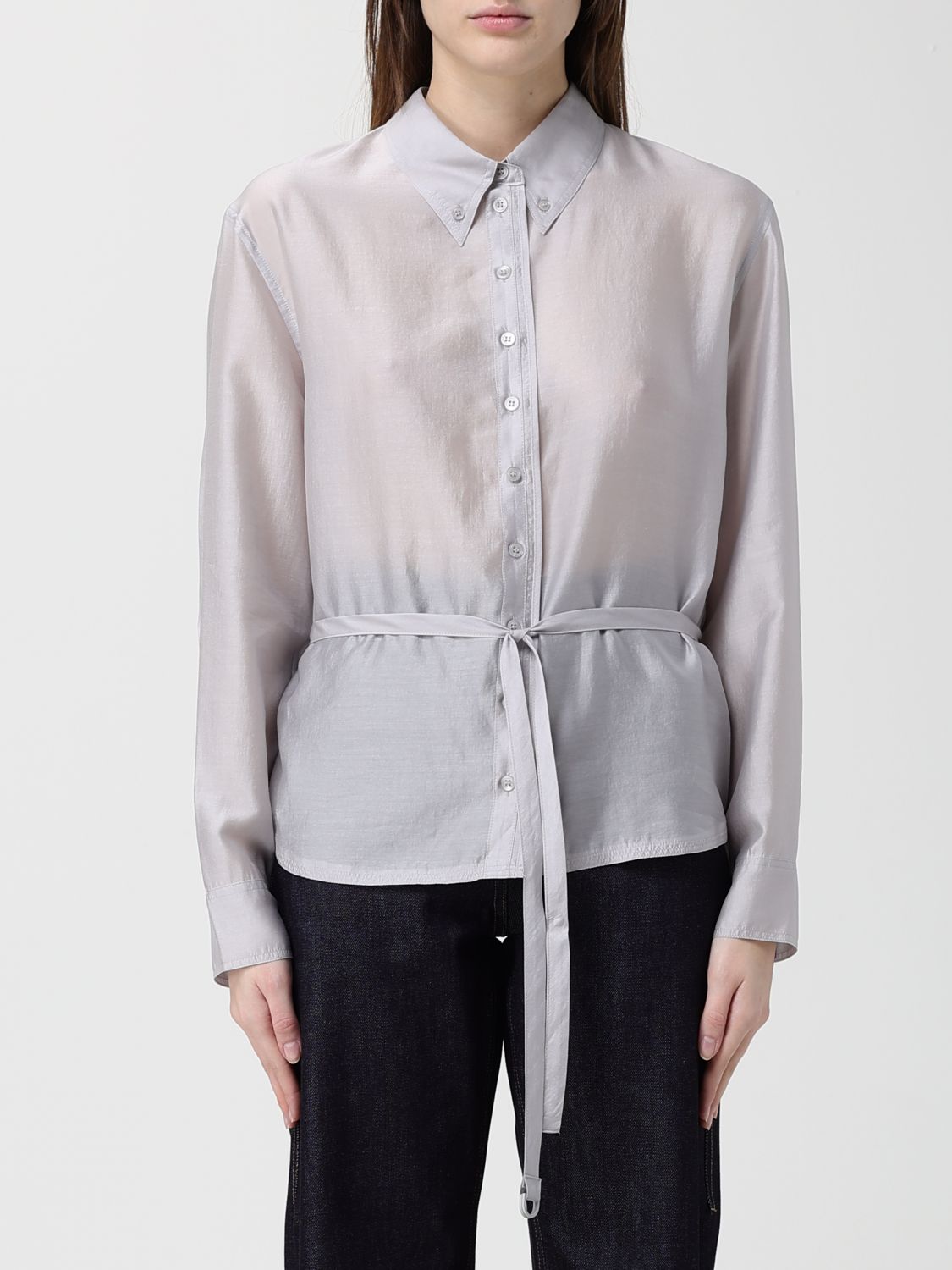 Top Woman color Grey