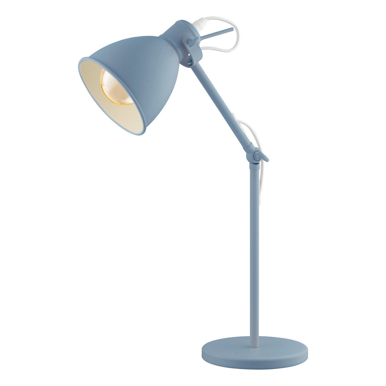Pastel Light Blue One Light Table Lamp from the Priddy-P Collection