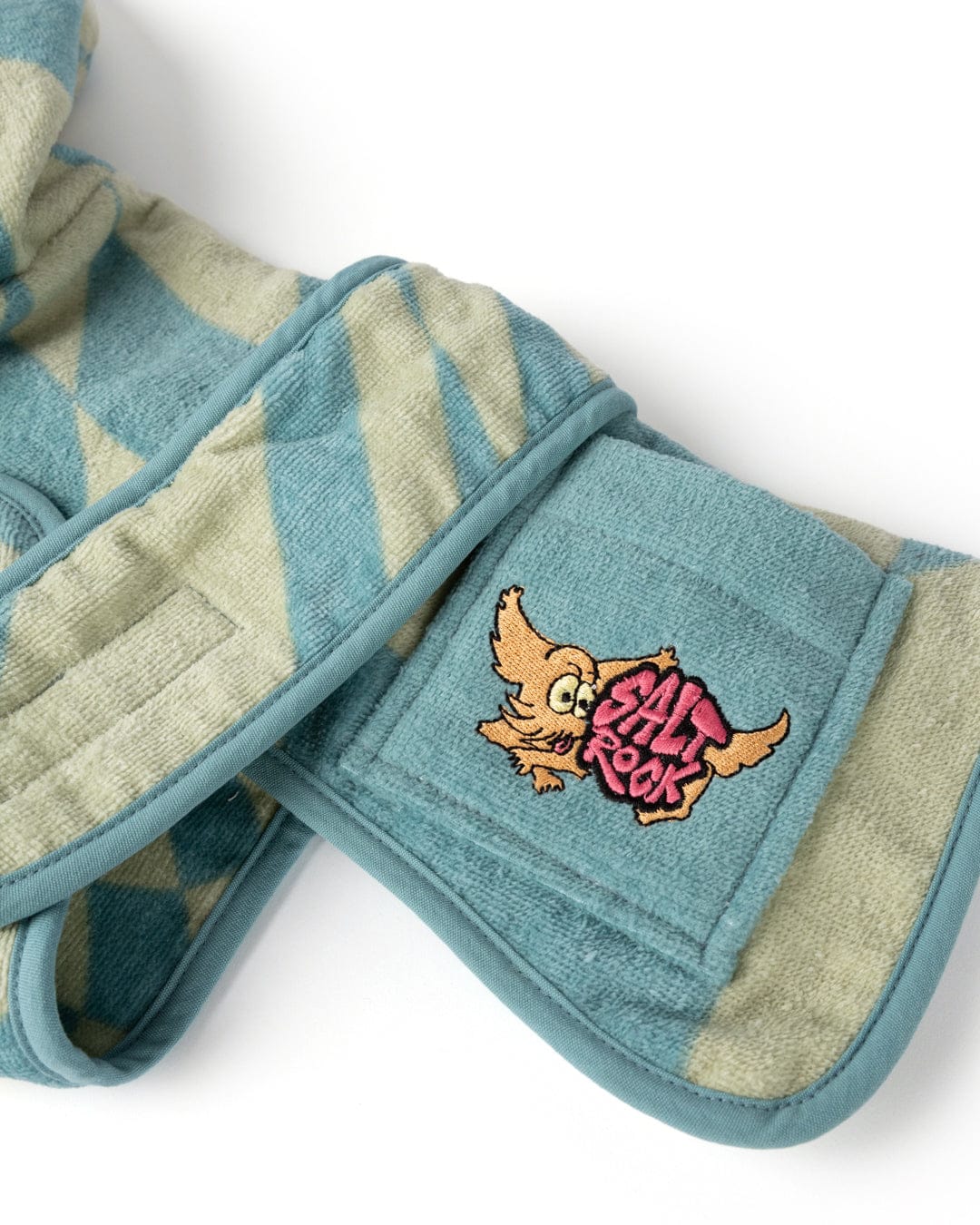 Saltrock Warp Pet Towelling Robe in Light Blue