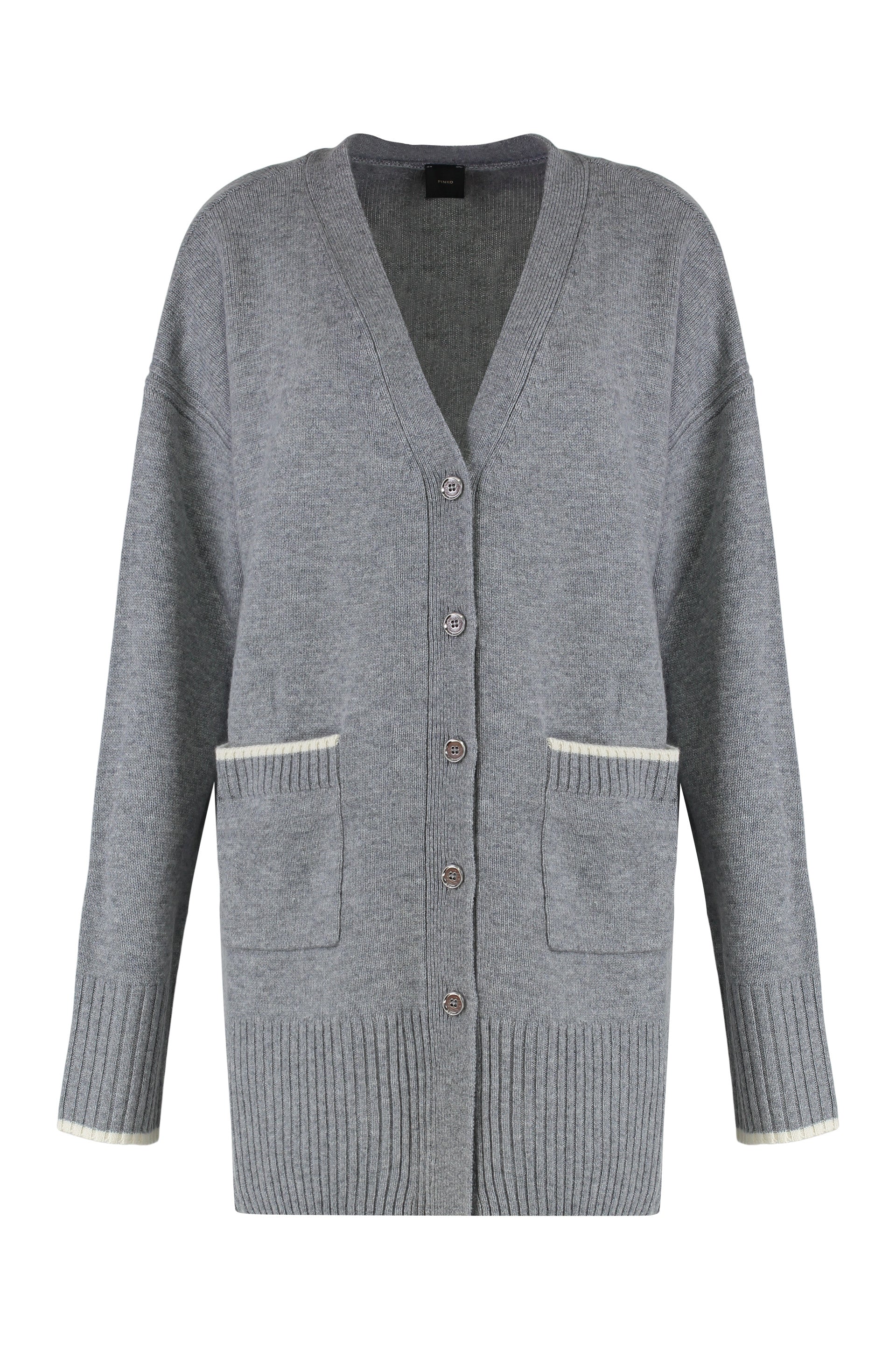 Tasmania Wool & Cashmere Cardigan with Front Pockets