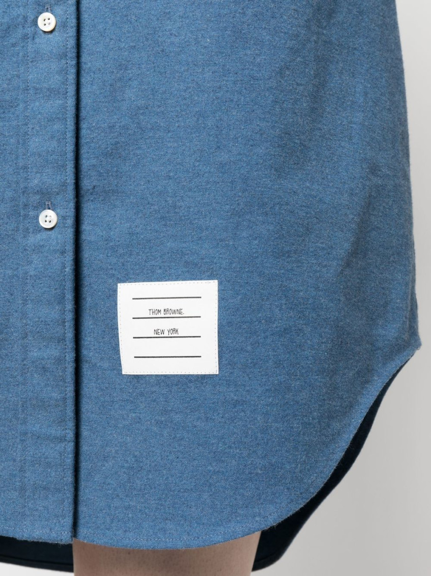 Rwb Stripe Blue Shirtdress