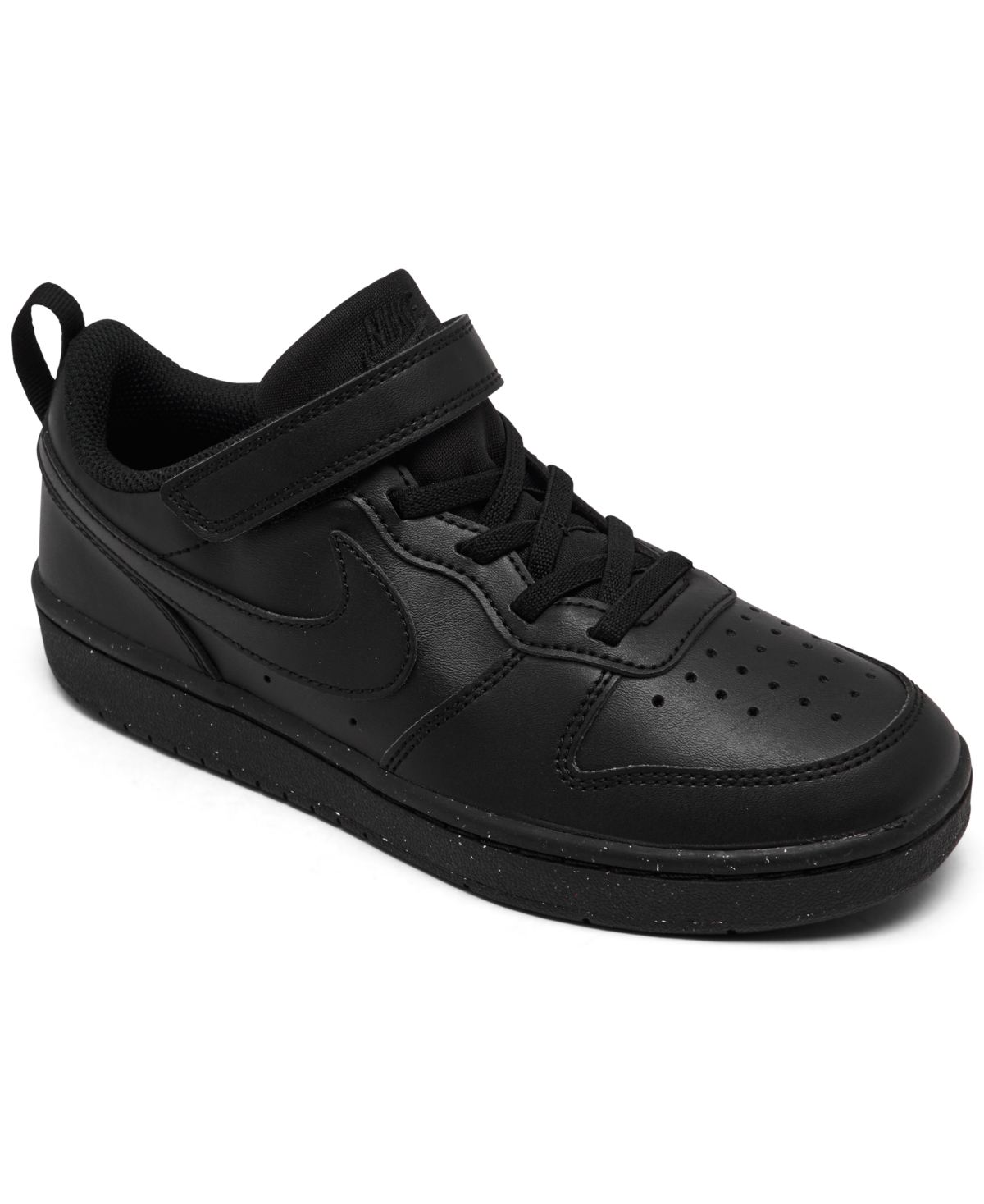 Little Kids Court Borough Low Recraft Stay-Put Casual Sneakers From Finish Line - Black