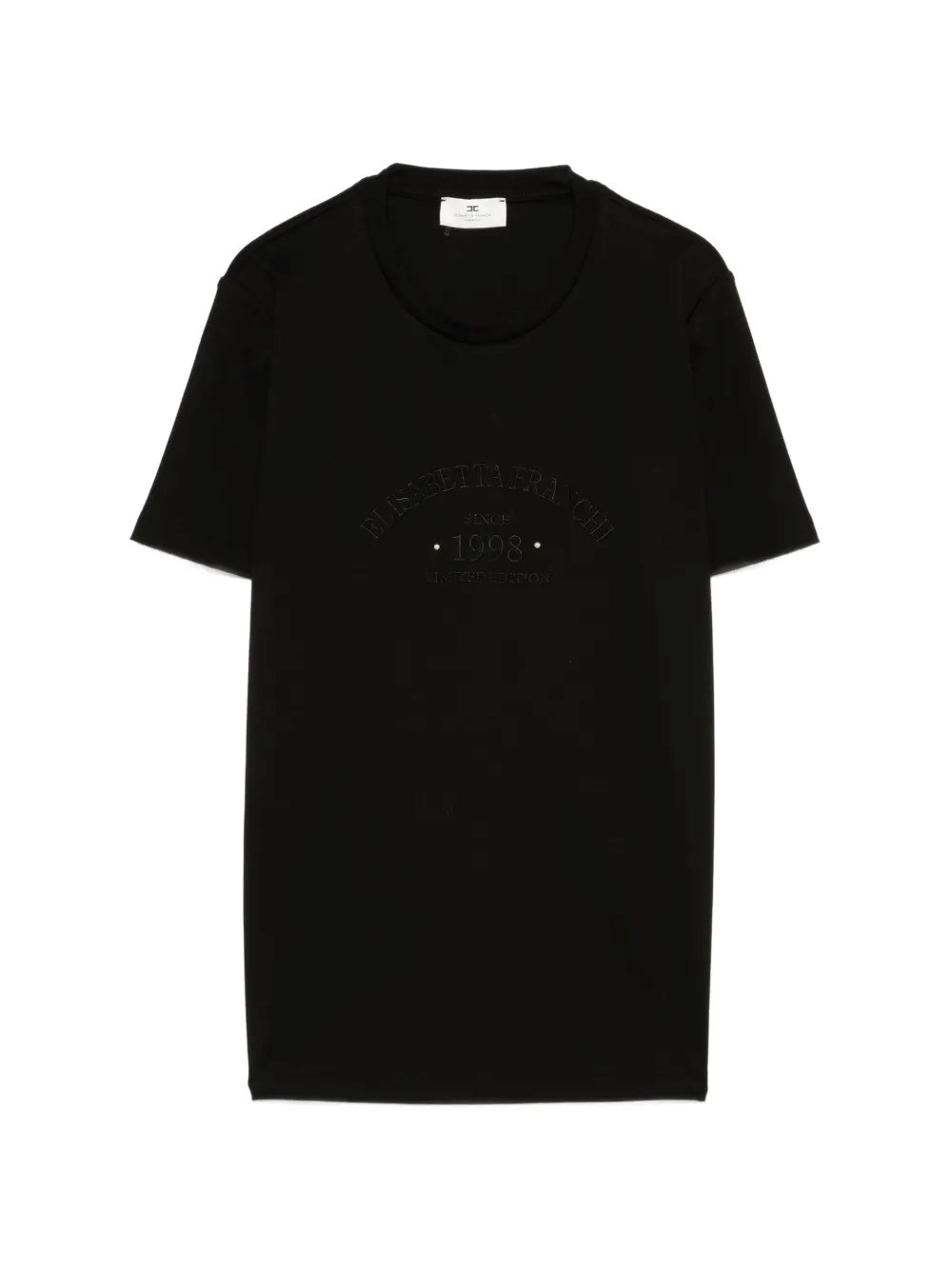 Logo Embroidery Cotton T-Shirt