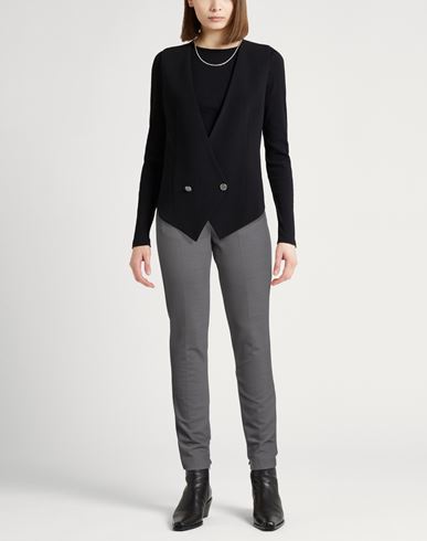 Woman Pants Grey Size 6 Polyester, Virgin Wool, Elastane