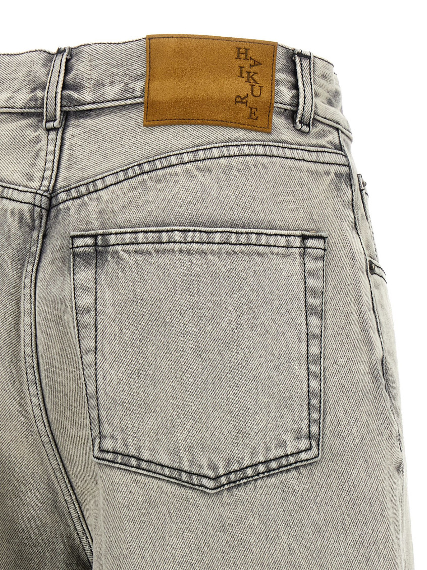 Belle Pearl Grey Jeans White