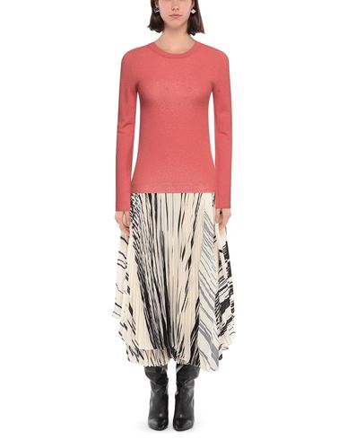 Woman Sweater Rust Size L Wool, Cashmere, Elastane