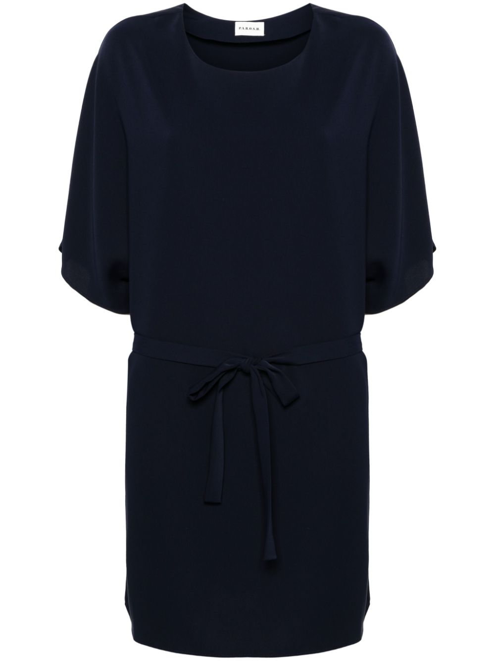 Straight-hem dress - Blue