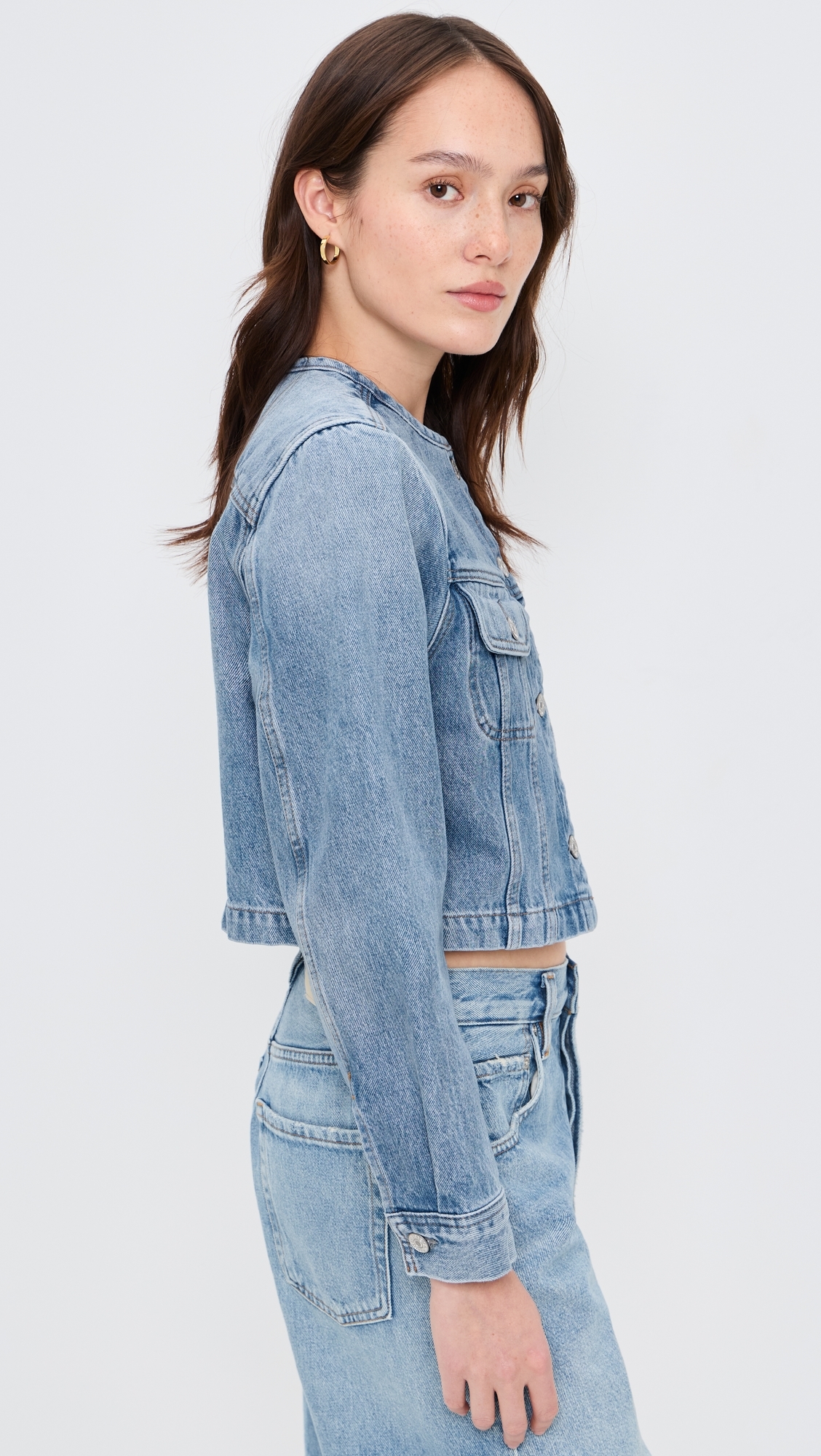 Devin Collarless Jacket Cecil