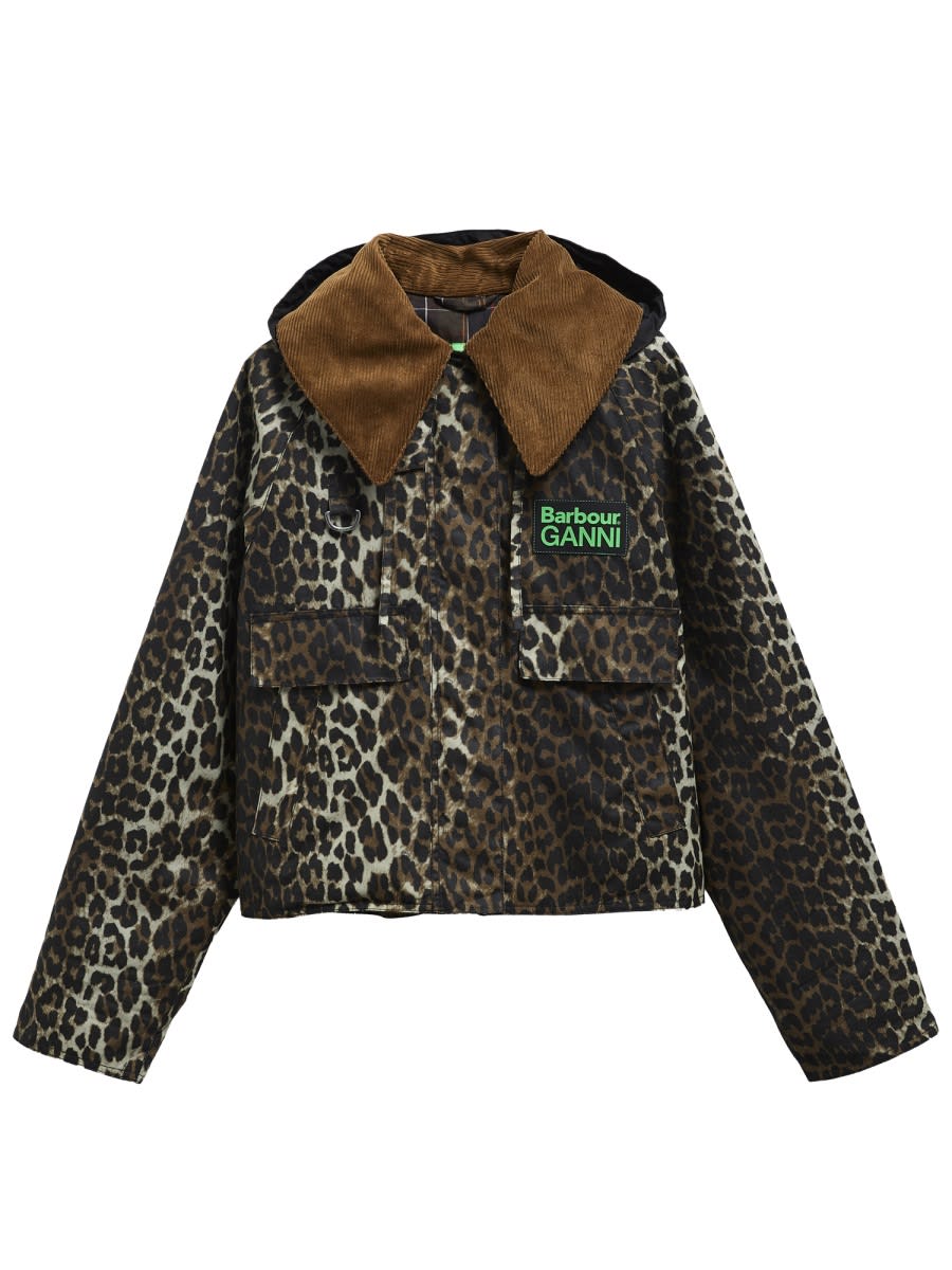 X Ganni Waxed Jacket Jackets And Coats Black