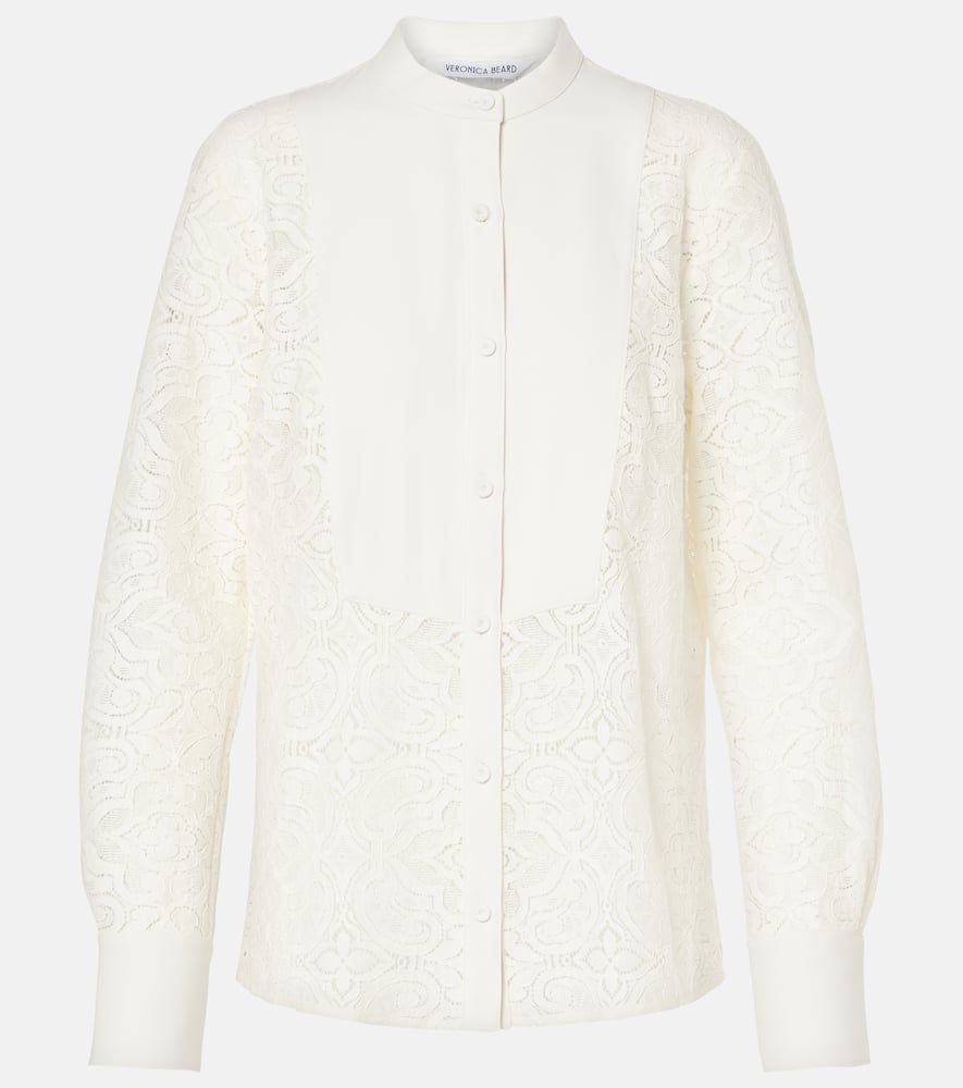Veronica Beard Naya embroidered shirt