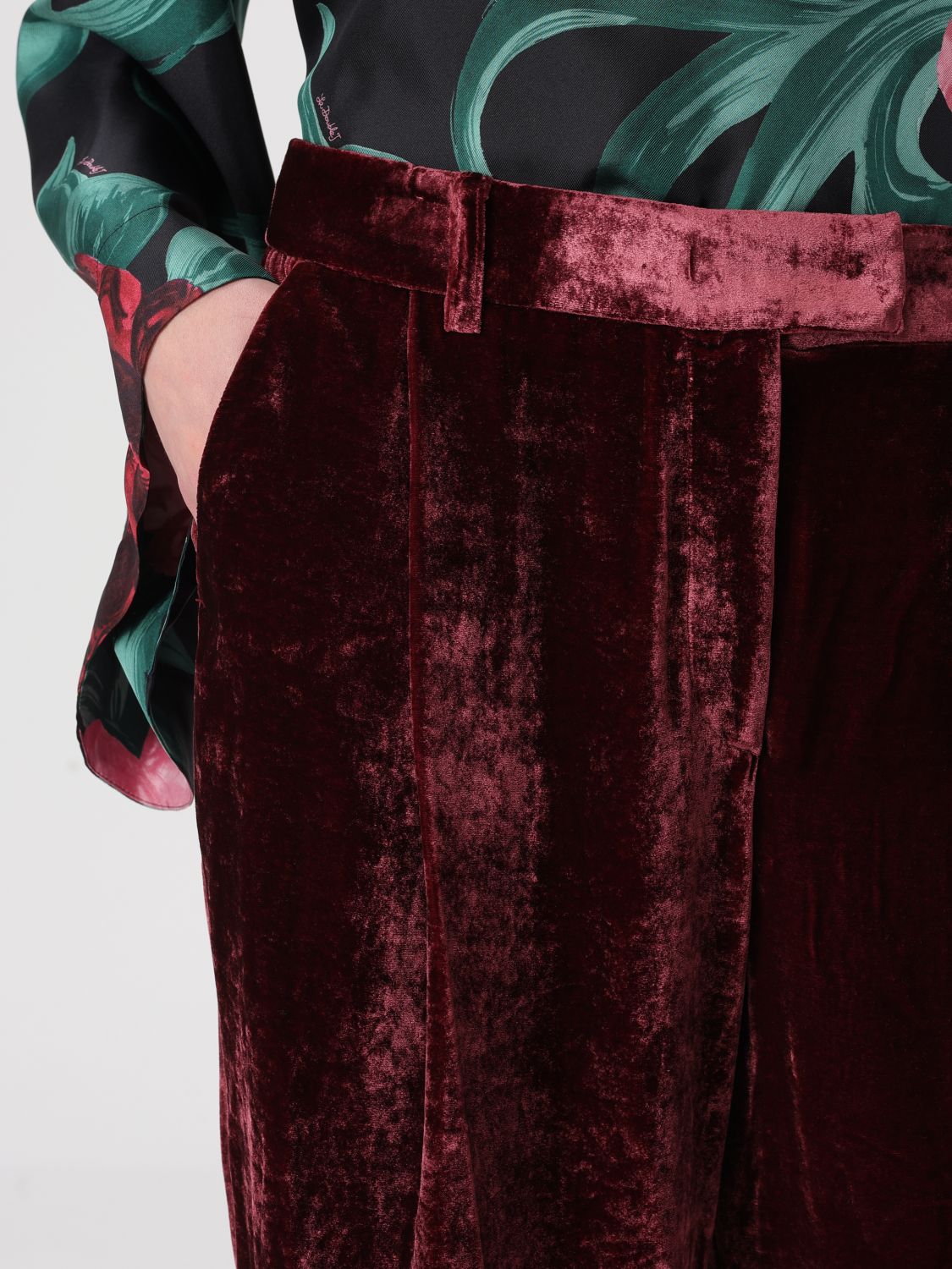Pants Woman color Red