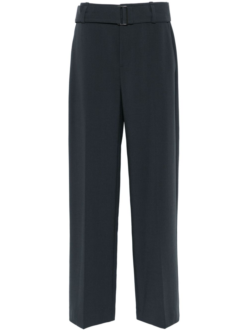 Belted wide-leg trousers - Grey