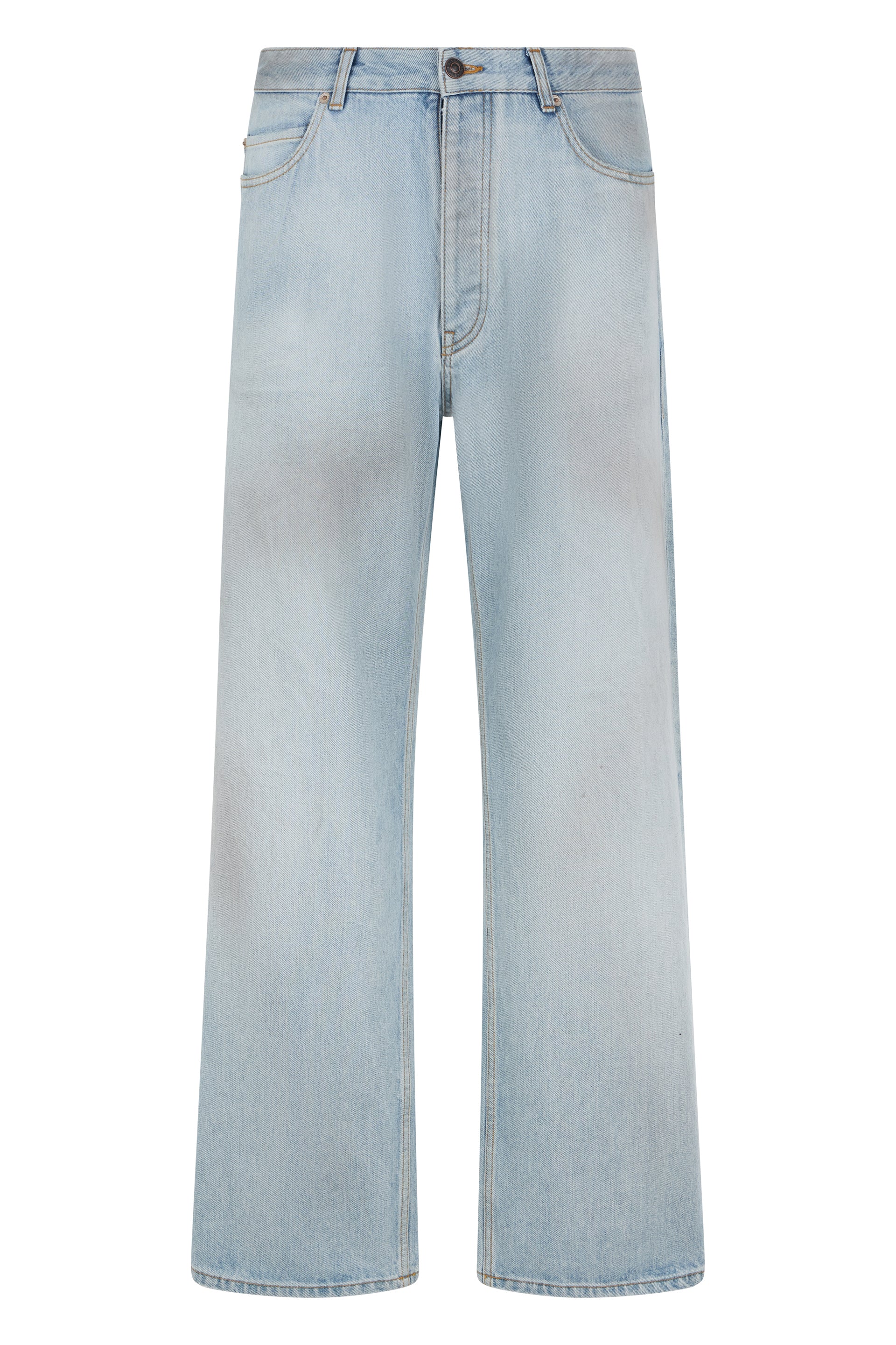 Straight Leg Denim Pants