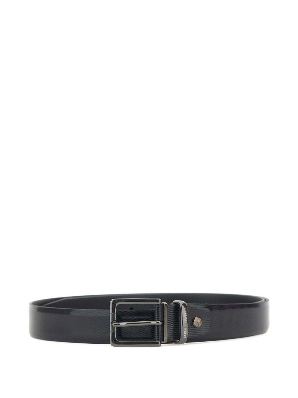 Leather belt - Blue