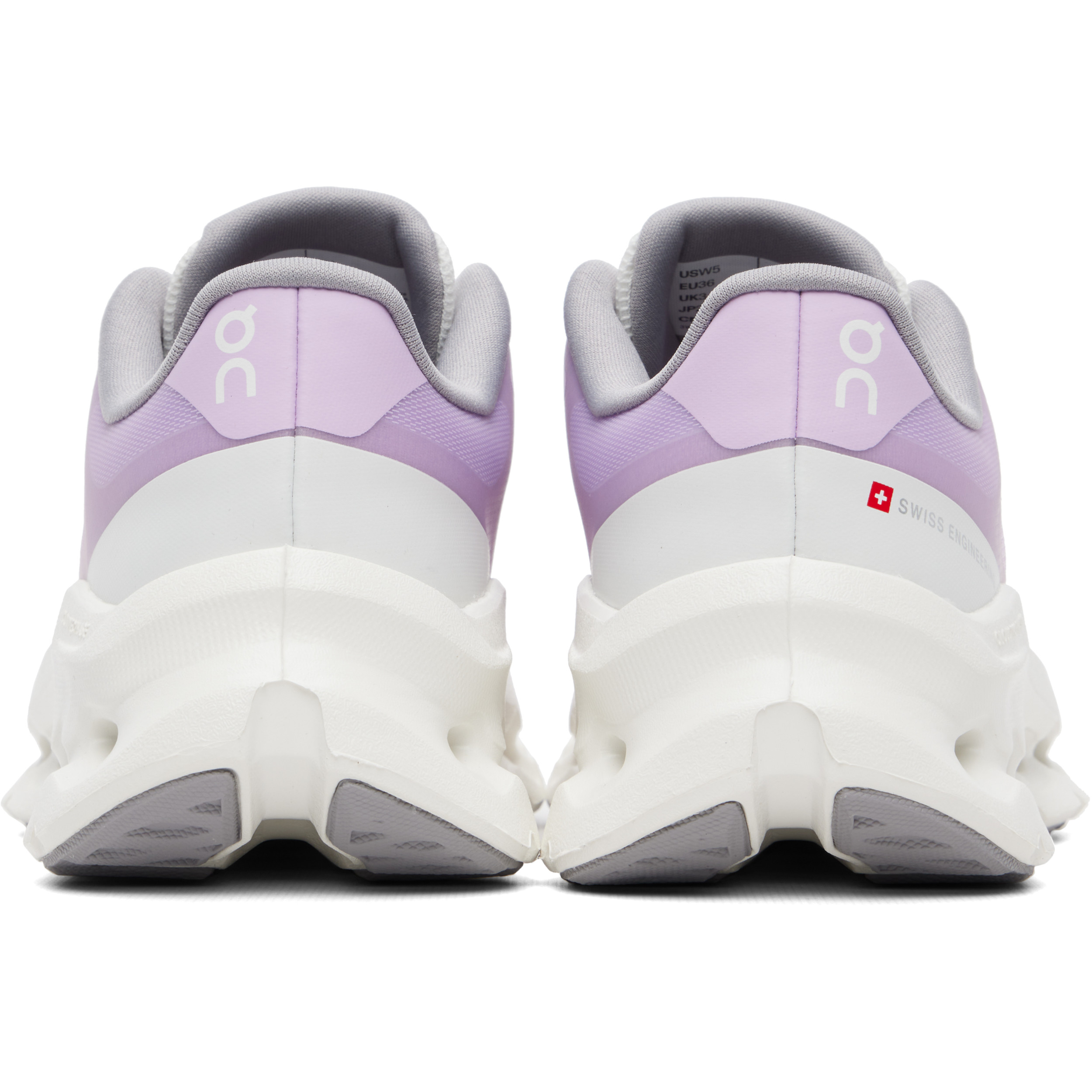 White & Purple Cloudtilt Remix Sneakers