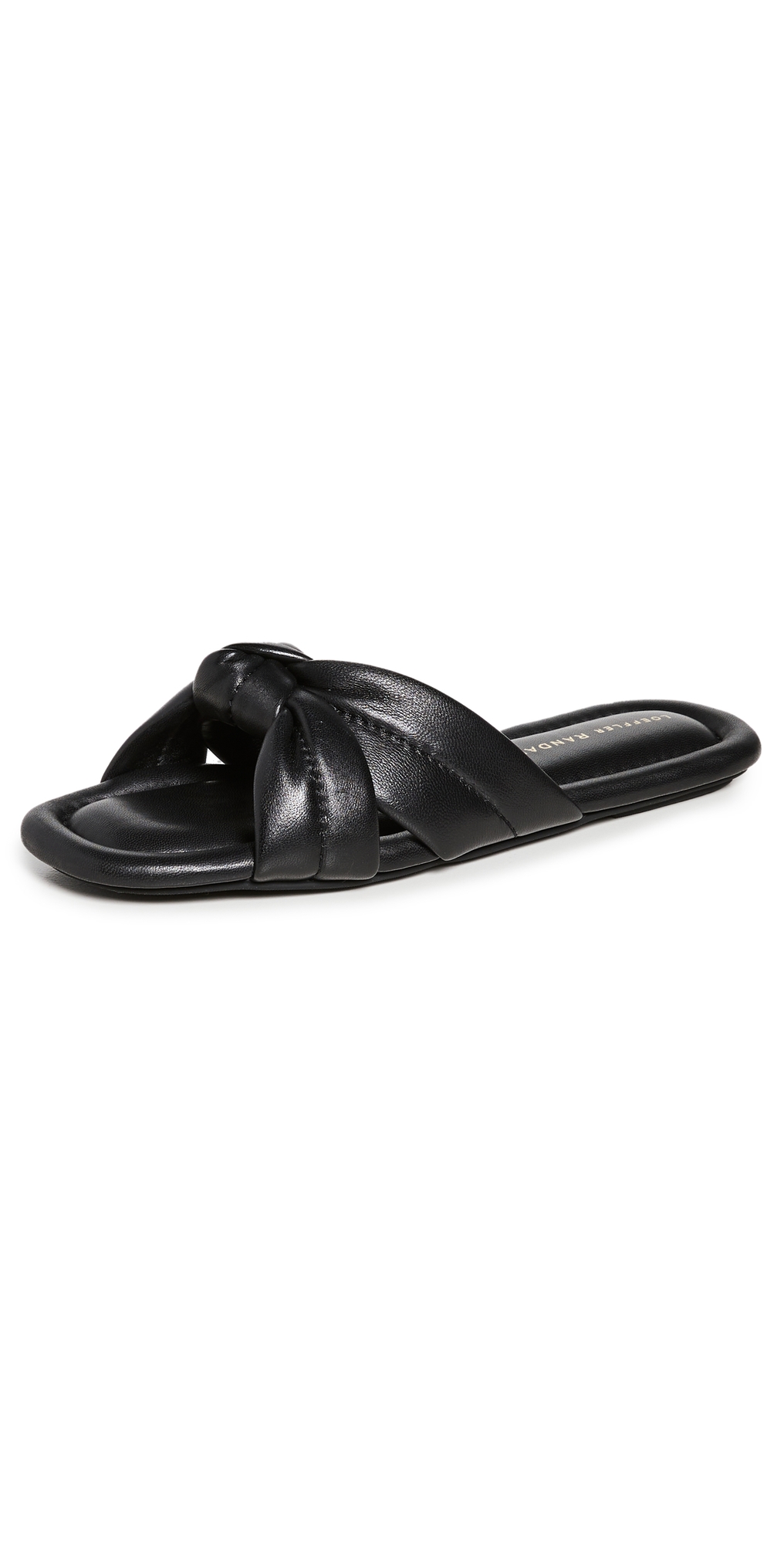 Loeffler Randall Polly Puffy Knot Sandals Black