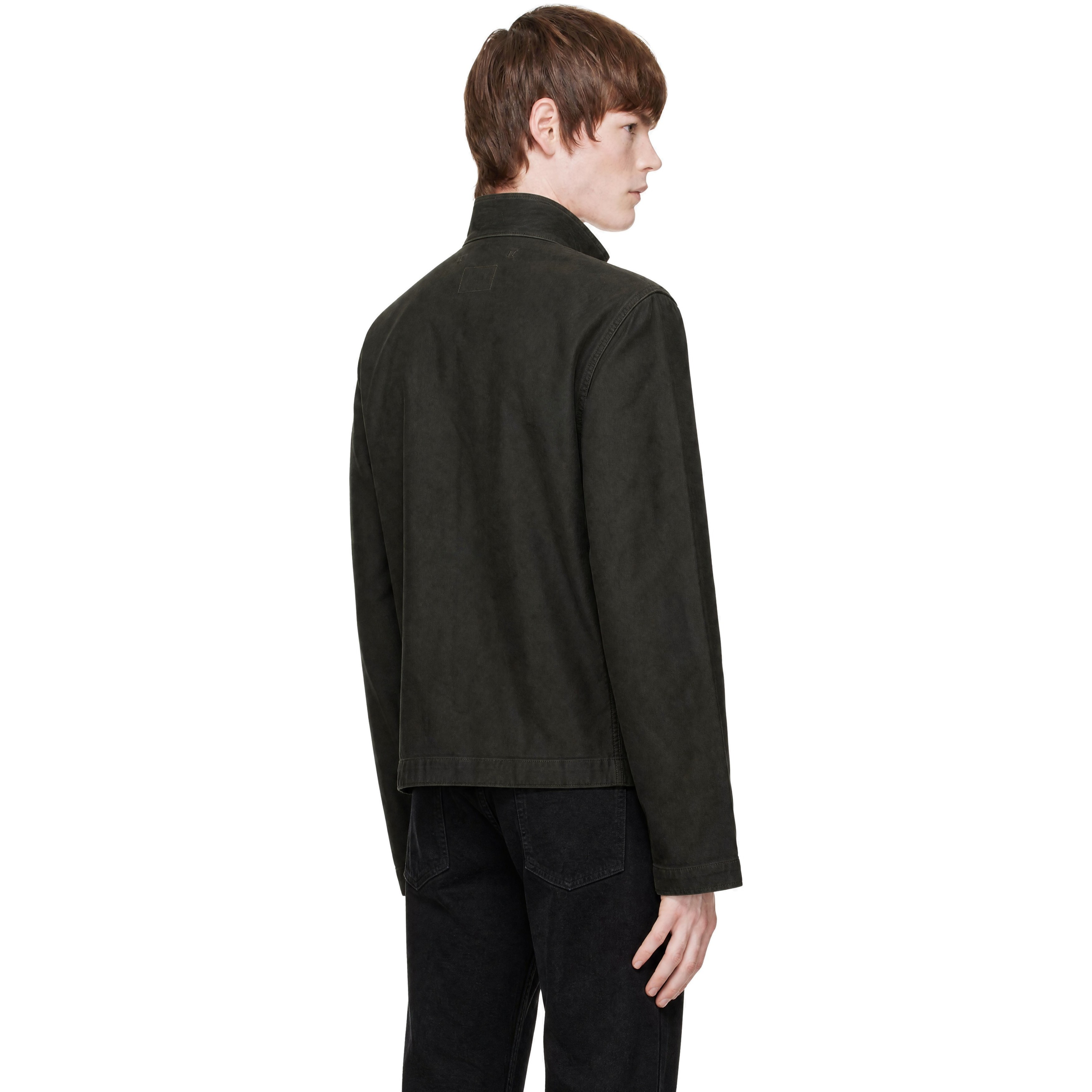 Black Cotton Bower Deck Jacket