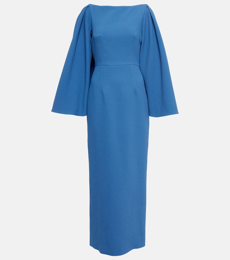 Niesha crêpe midi dress