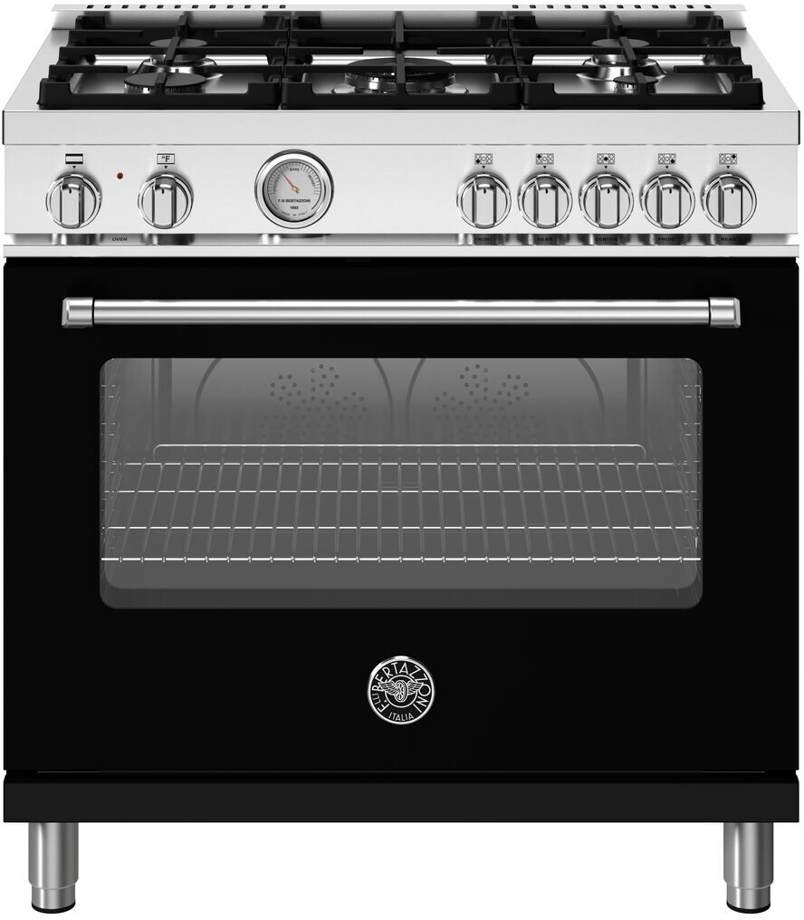 Bertazzoni Master 36" Dual Fuel Range MAS365DFMNEVLP