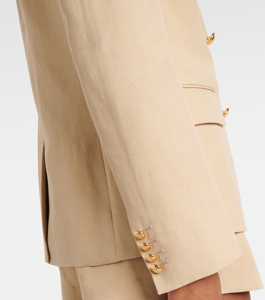 Nili Lotan Veda linen and silk blazer
