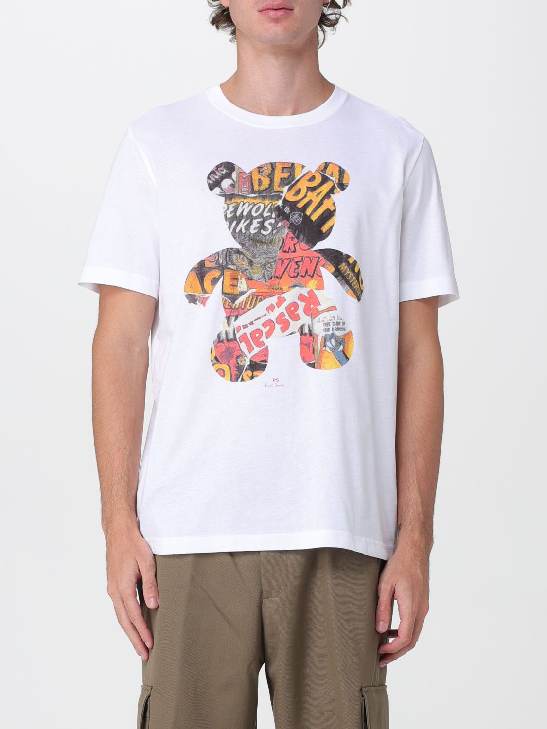 Polo Shirt Men color White