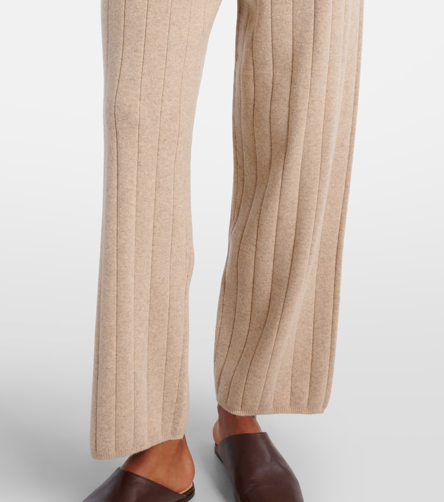 Jardin ribbed-knit cashmere sweatpants