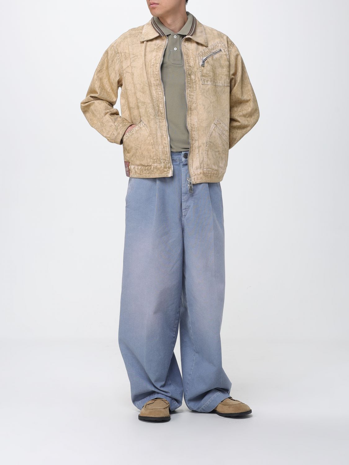 Jacket Men color Green