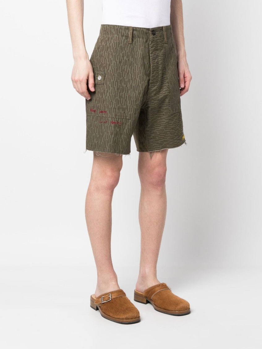 - Camouflage Print Shorts