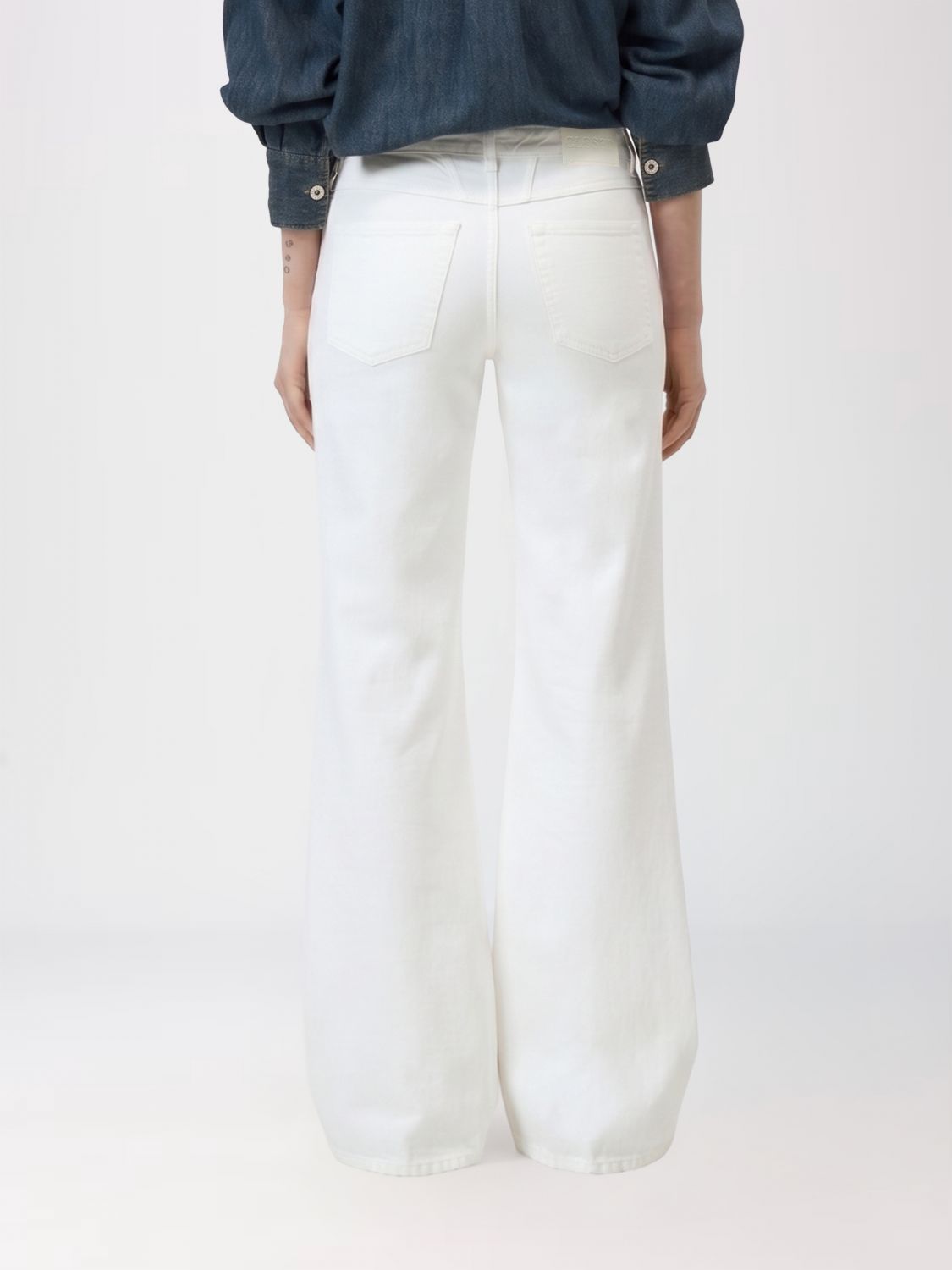 Jeans Woman color Ecru