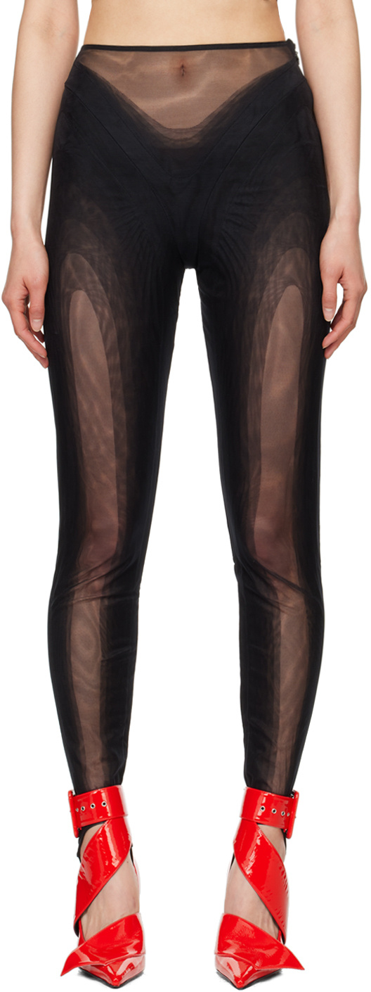 Stirrup mesh leggings