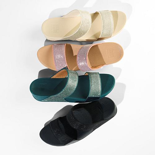 Lulu Shimmerglitz Slide Sandal