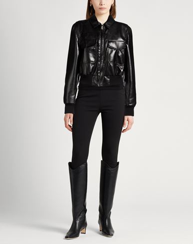 Woman Jacket Black Size XS Polyester
