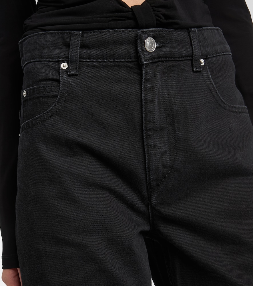 Dromie mid-rise straight jeans