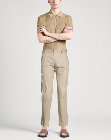 Man Pants Khaki Size 30 Cotton, Polyamide, Elastane