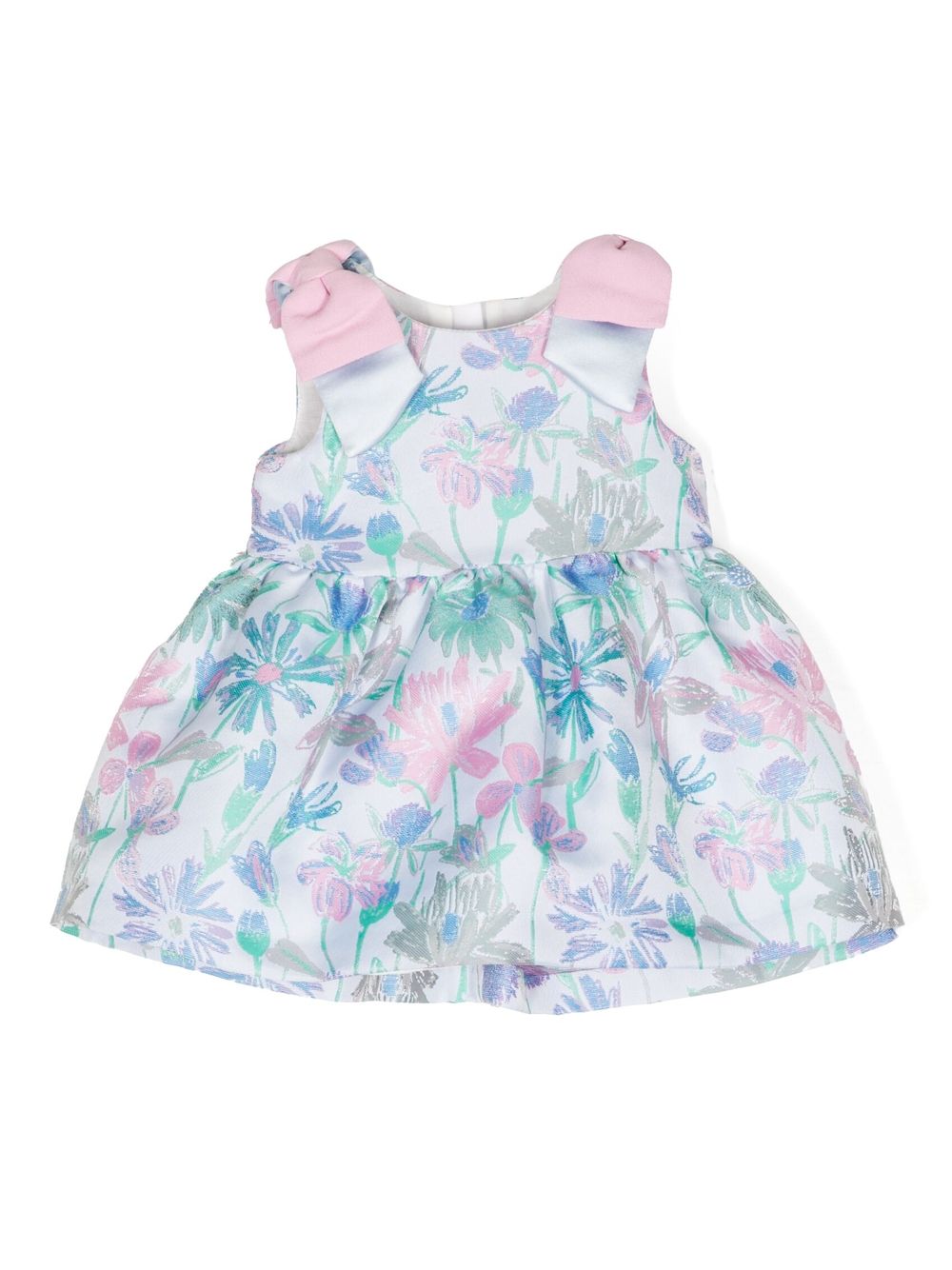 Bow-detail floral-print dress - Multicolour