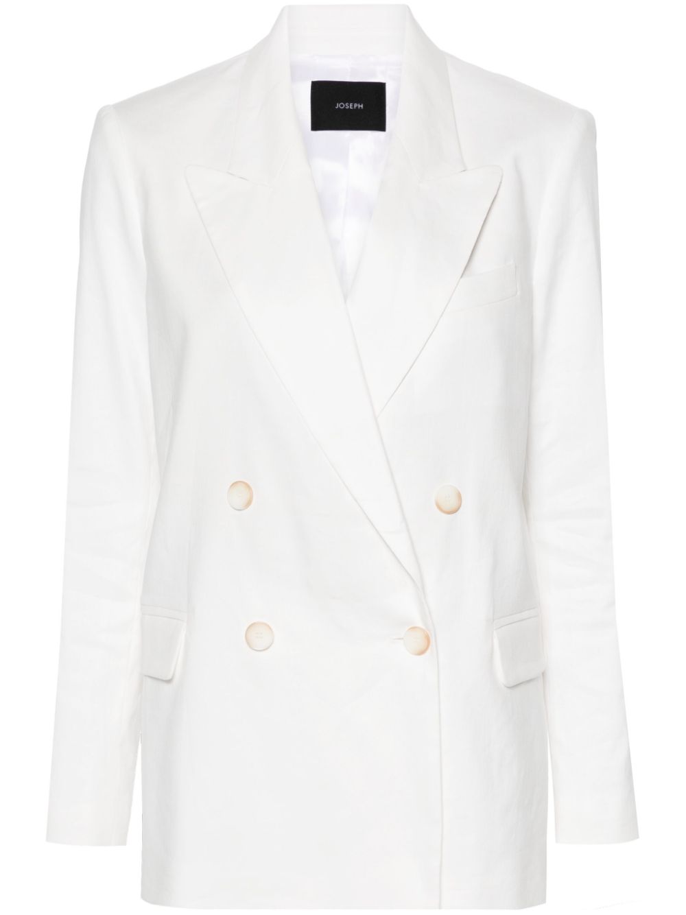 Double-breasted blazer - Neutrals