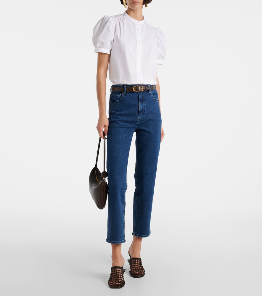 Icon mid-rise flared jeans