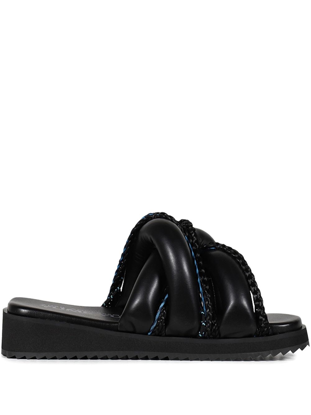 Crossover-strap slides - Black