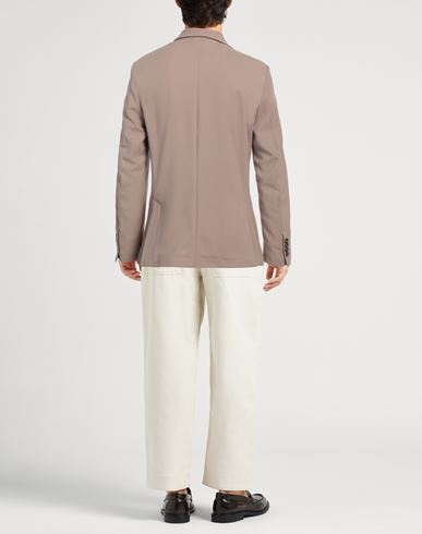 Man Blazer Light brown Size 42 Polyester, Viscose, Elastane